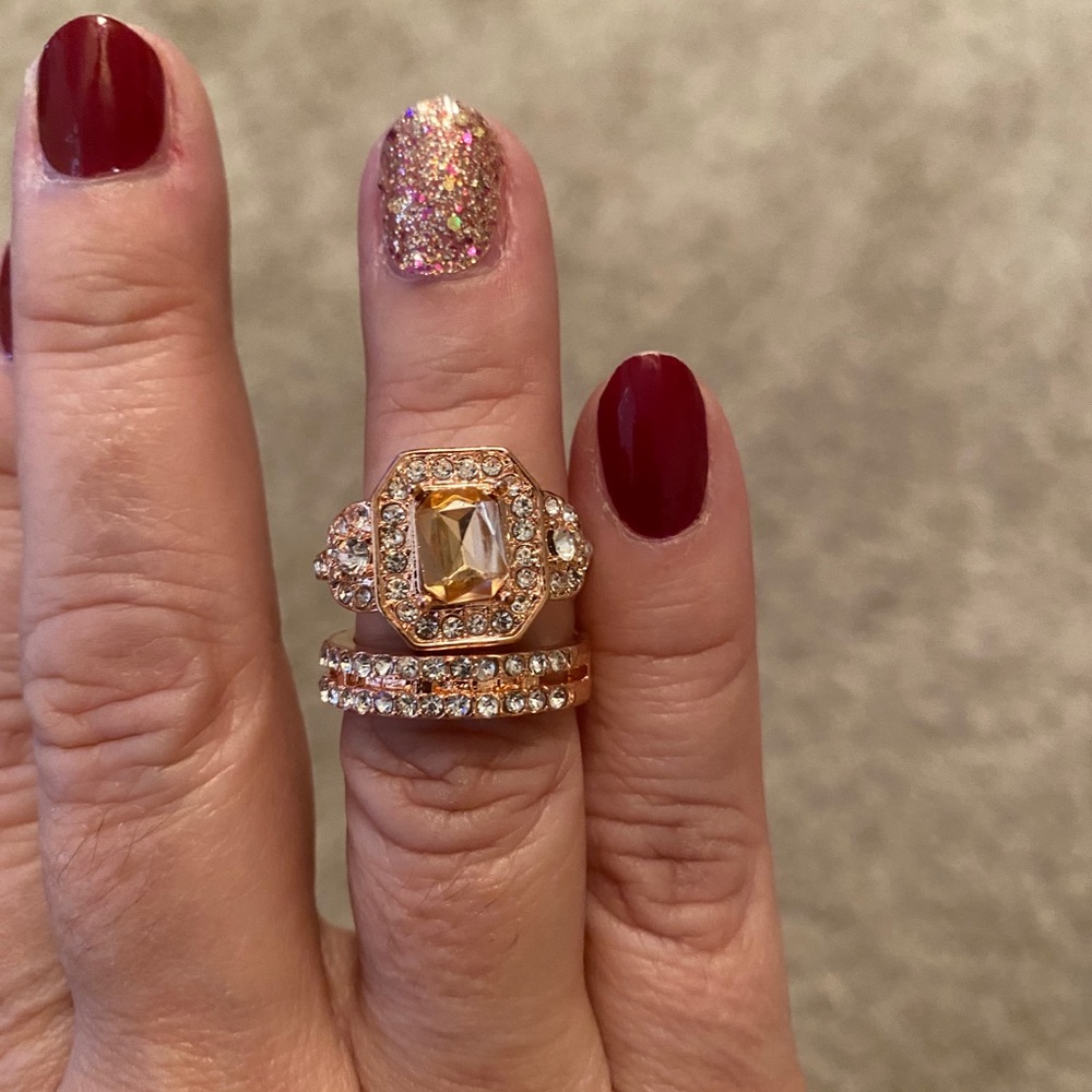 Champagne Colored Wedding Set